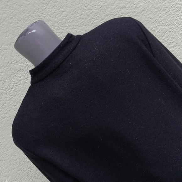 EILEEN FISHER (USA) LADIES PURE WOOL BLACK (1) BUTTON CLOSURE SWEATER-JACKET - Picture 16 of 17